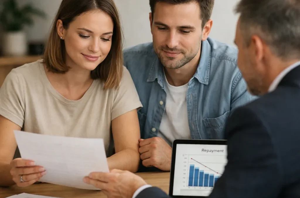 First home buyers comparing low-deposit government schemes